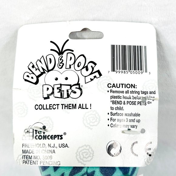 Vintage 1996 Toy Concepts Bend & Pose Stuffed Octopus Toy - NWT - Picture 8 of 9